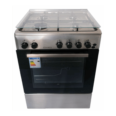 Cuisinière 4 Feux Arthur Martin 60 cm AME60IX Avec Four Électrique Inox Tunisie