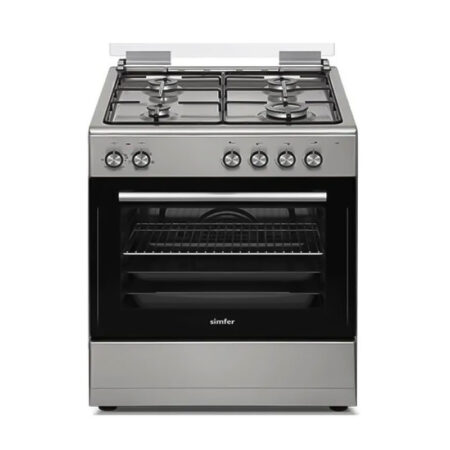 Cuisinière à Gaz Simfer 4 Feux 60 cm F6035-SGEI Inox Tunisie
