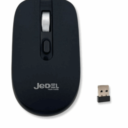 Souris Gamer Sans Fil Jedel 1600DPI – Noir -WD100 Tunisie