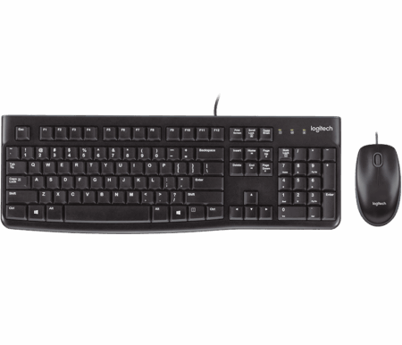Ensemble Logitech Clavier Et Souris Mk120 Usb -Noir – 920-002539 Tunisie