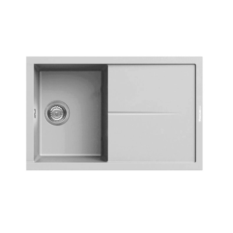 Évier Graniteck Focus FILO.100W Blanc Tunisie