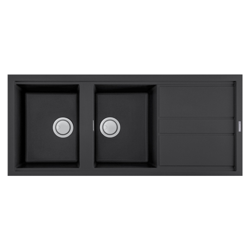 Évier Graniteck Focus SMART.116B Noir Tunisie