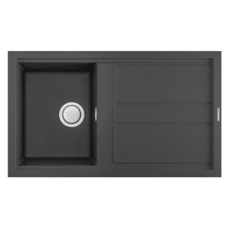 Évier Graniteck Focus SMART.86B Noir Tunisie