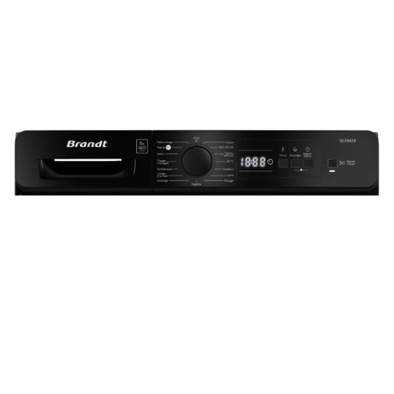 Machine À Laver Automatique Brandt BLF842B 8Kg Noir Tunisie
