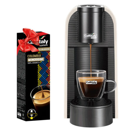 Machine à Café Caffitaly VOLTA S36 1450W Blanc + Paquet De 10 Capsules Offert Tunisie