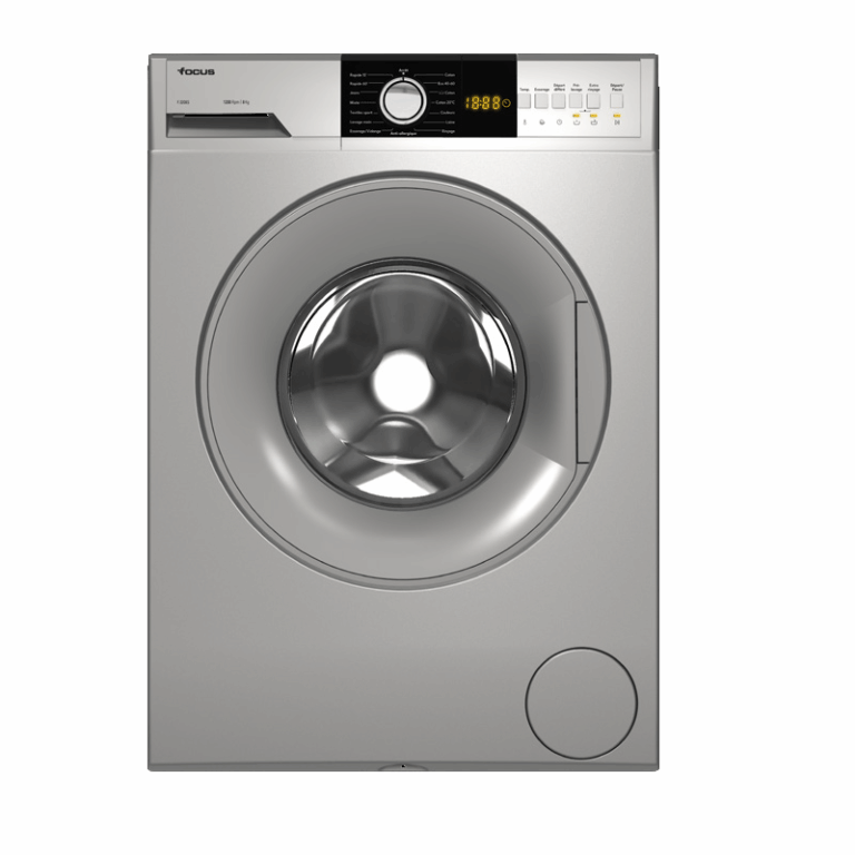 Machine à Laver Frontale Focus 8 Kg F.1208S Silver Tunisie