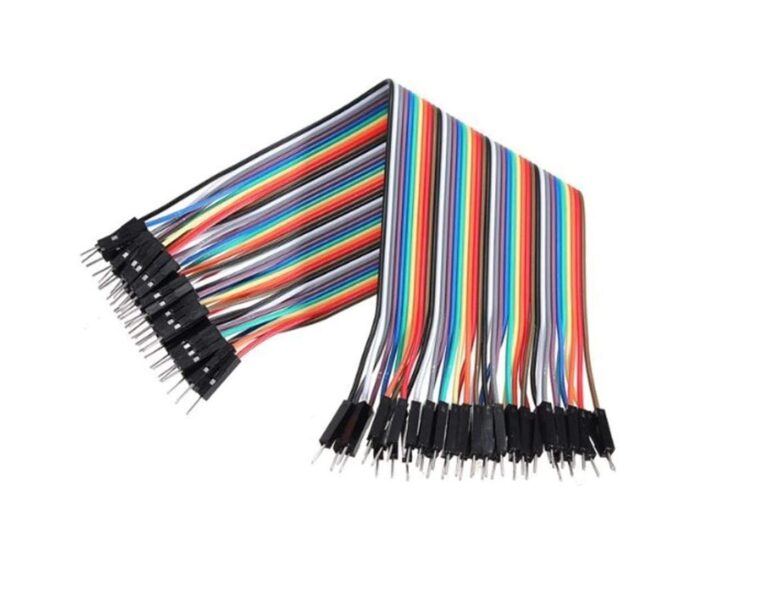 Nappe de 40 Fils de connexions Dupont 20cm M/M Tunisie