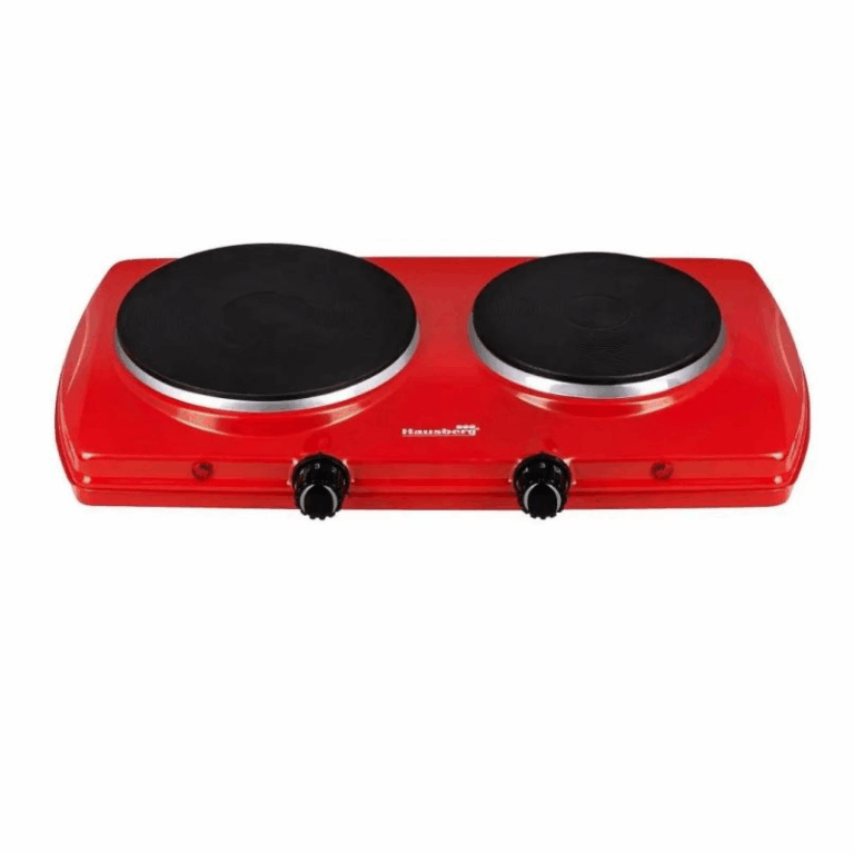 Plaque De Cuisson Électrique 2 Feux Hausberg 2500W HB-520RS Rouge Tunisie