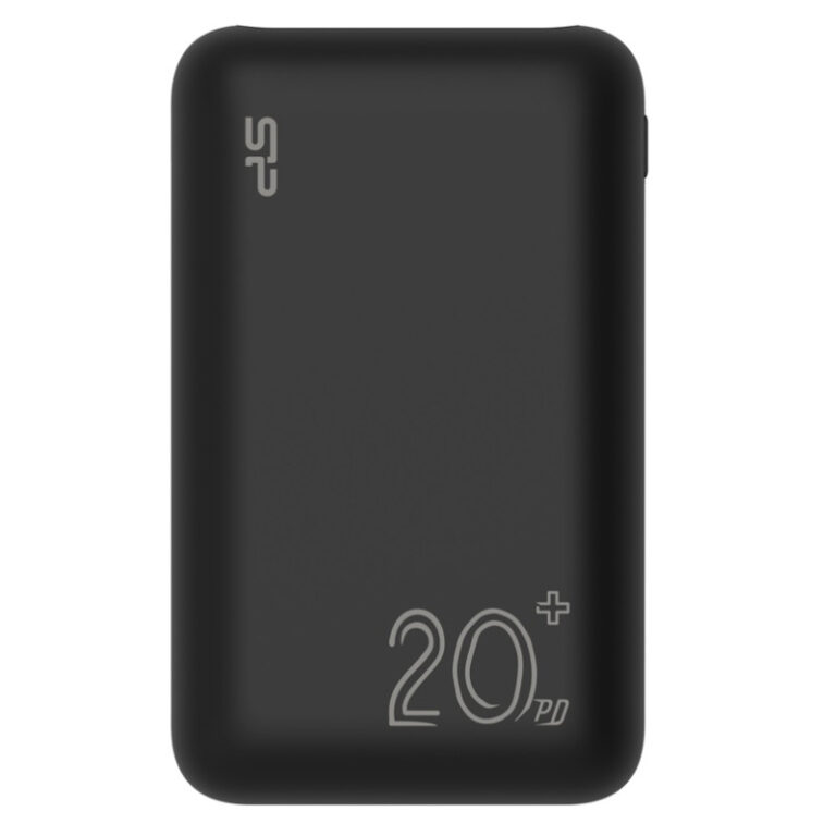 Power Bank Silicon Power QS28 20 000 mAh Noir – SP20KMAPBKQS280K Tunisie