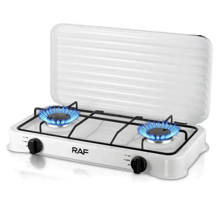 Réchaud à Gaz Raf R.8033 2 Feux Blanc Tunisie