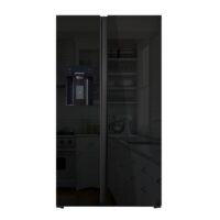 Réfrigérateur 4 Portes Hyundai NoFrost 617 L HYN-91.4DBG.02 Verre Noir Tunisie