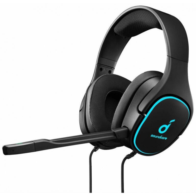 Casque Micro Filaire Gamer Anker Soundcore Strike 3  – Noir Et Bleu – A3830011 Tunisie