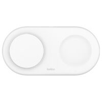 Chargeur Sans Fil Belkin Boost Charge Pro 2en 1 Avec Qi2 Magnétique 15w + Usb-c – Blanc -Wiz021vfwh Tunisie