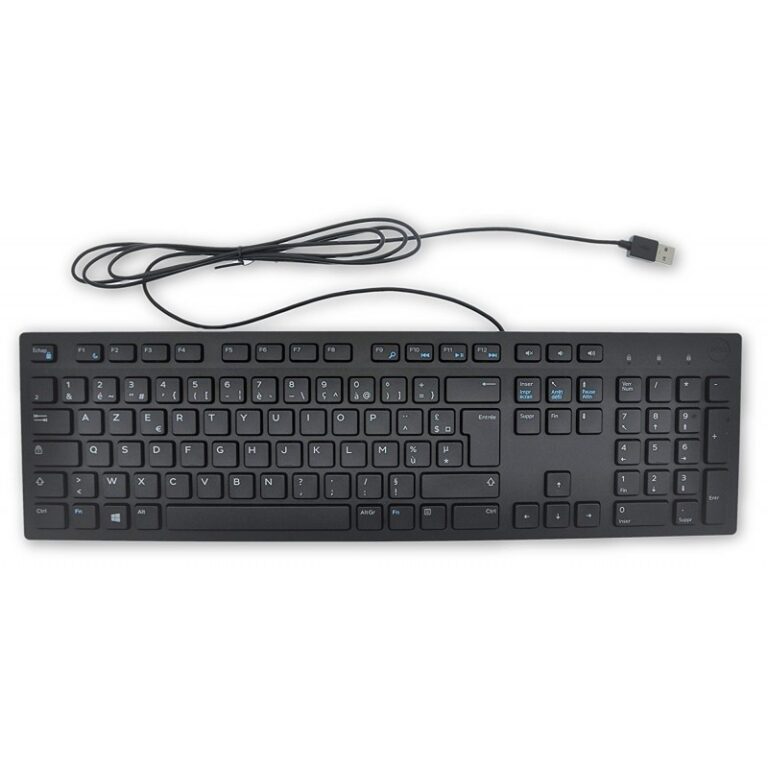 Clavier Filaire Multimédia Dell Kb216 Usb – 580-ADGU Tunisie