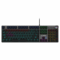 Clavier Gaming Filaire Mécanique Msi Forge Gk310 Rgb Red Switches – Noir -OS1-8ZA8015-000 Tunisie