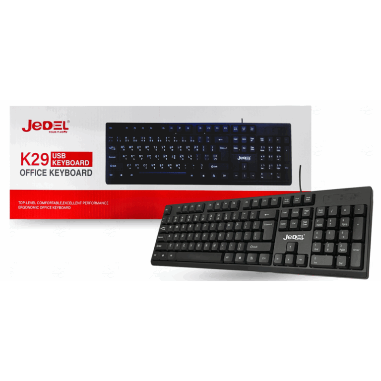 CLAVIER USB JEDEL – K29 – NOIR Tunisie