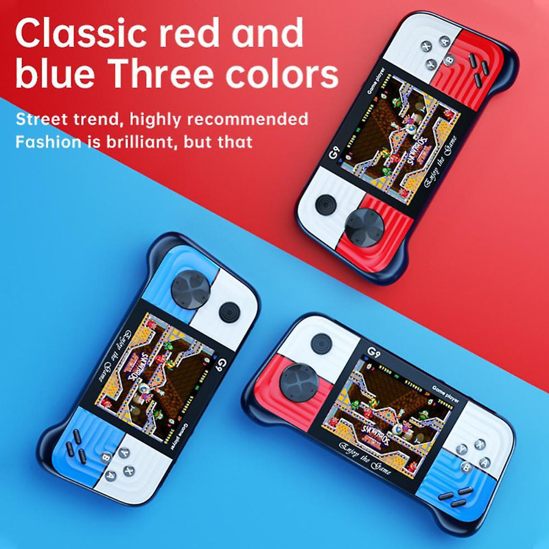 Console De Jeu G9 Pour Enfants 666 Jeux – Bleu & Rouge Tunisie