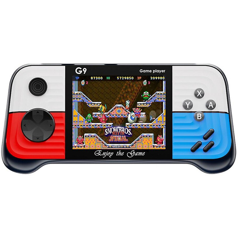 Console De Jeu G9 Pour Enfants 666 Jeux – Bleu & Rouge Tunisie