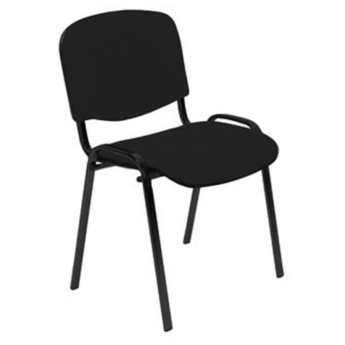 Chaise Attente ISO 1 Place Sans Accoudoirs Base Noir – Noir Tunisie