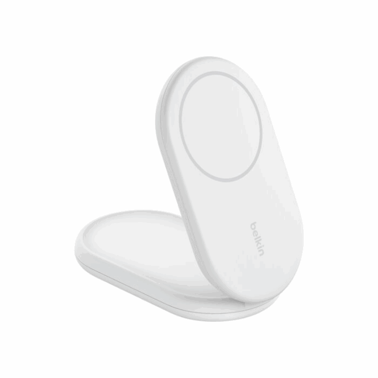 Socle De Recharge Belkin Aimanté Et Pliable Avec Qi2 15 W – Blanc – WIB007vfwh Tunisie