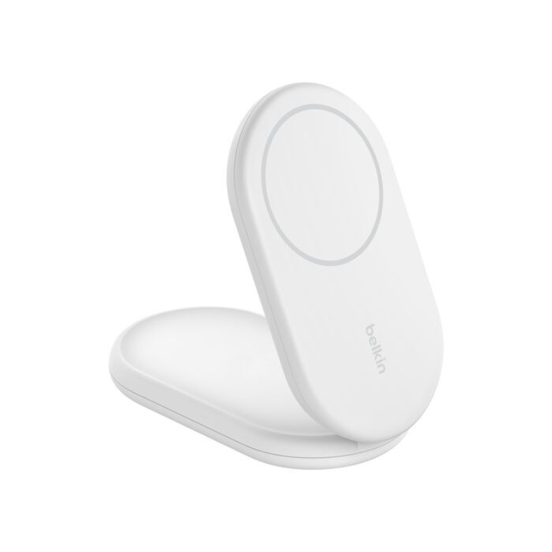 Socle De Recharge Belkin Aimanté Et Pliable Avec Qi2 15 W – Blanc – WIB007vfwh Tunisie