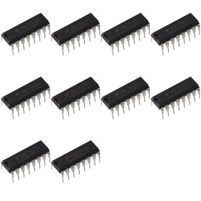 Lot de 10 pièces CI ULN2003A Transistor Darlington Dip16 Tunisie