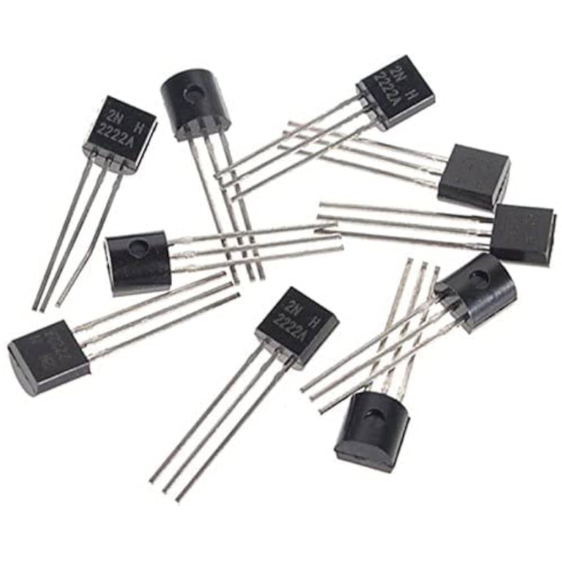 Lot de 10 pièces 2N2222A triode transistor NPN transistors TO-92 0.6A 30 V NPN 2N2222 Tunisie