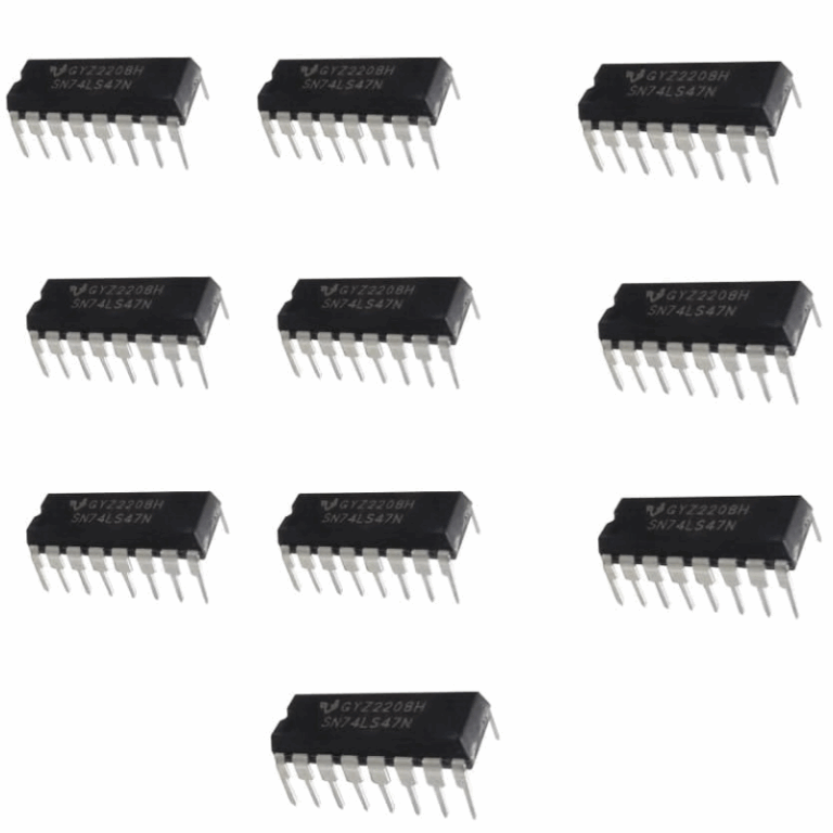 Lot de 10 pièces DIP IC 74LS47 BCD to 7-segment Decoder/Driver Tunisie