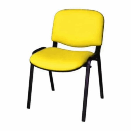 Chaise Attente ISO 1 Place Sans Accoudoirs Base Noir – Jaune Tunisie