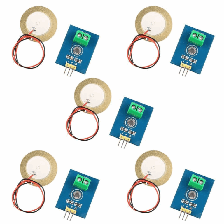Lot de 5 pièces 3.3v/5v Module Capteur de Vibration Piezoelectrique Sortie Analogique Tunisie