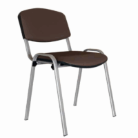 Chaise Attente ISO 1 Place Sans Accoudoirs Base Chrome – Gris Tunisie