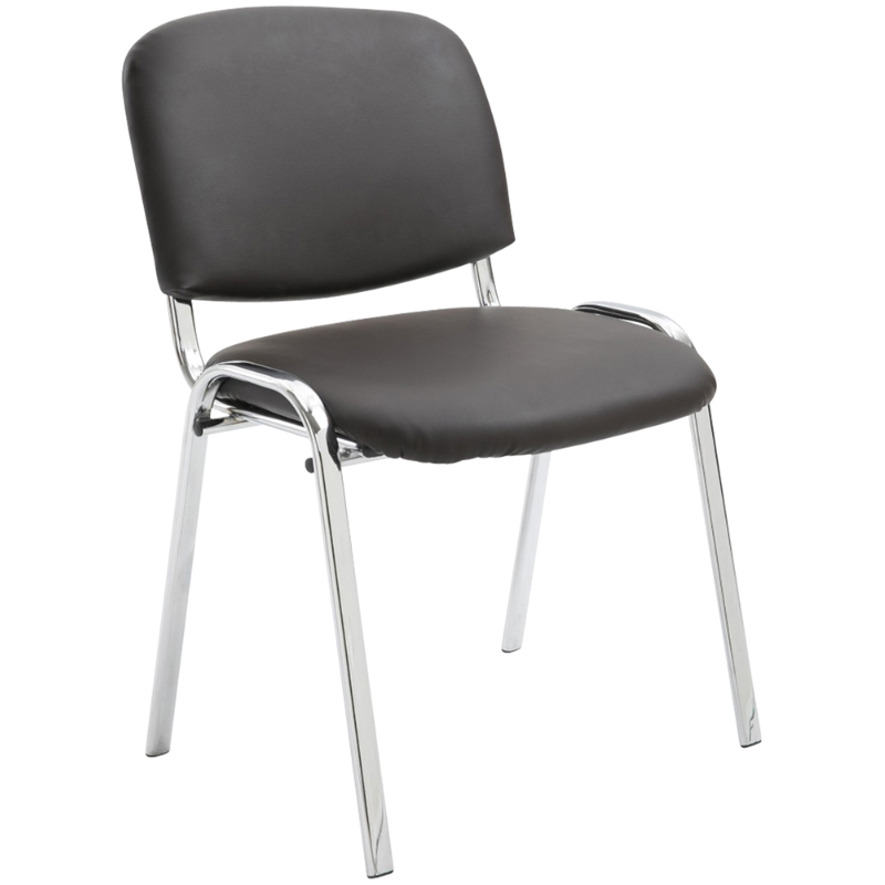 Chaise Attente ISO 1 Place Sans Accoudoirs Base Chrome – Gris Tunisie