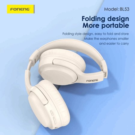Casque Foneng MP3 Bluetooth – Baige – BL53 Tunisie