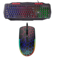 Ensemble Clavier et Souris Gamer Star Wave – Noir – Gcm1089 Tunisie