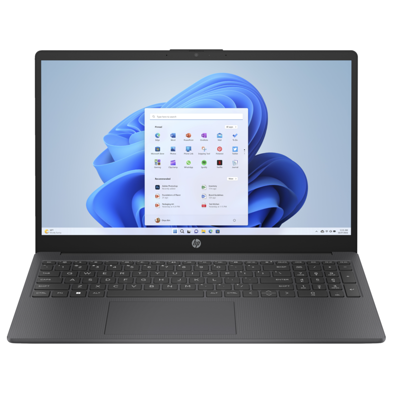 Pc Portable Hp 15-fd0030nk Intel N100 4go 256go Ssd – Gris- 886L5EA Tunisie