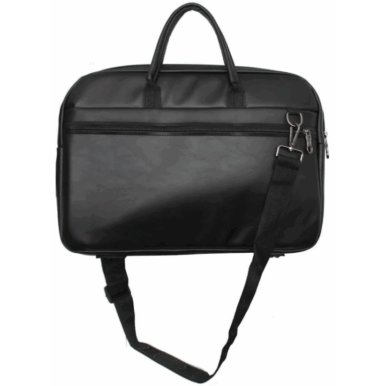 Sacoche Semi Cuir Pour Pc Portable 15.6″ – Noir Tunisie