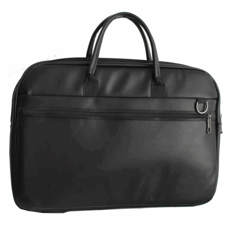Sacoche Semi Cuir Pour Pc Portable 15.6″ – Noir Tunisie