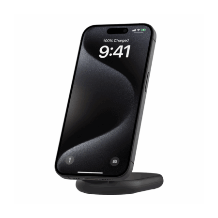 Socle De Recharge Belkin Aimanté Et Pliable Avec Qi2 15 W – Noir – WIB007vfBK Tunisie