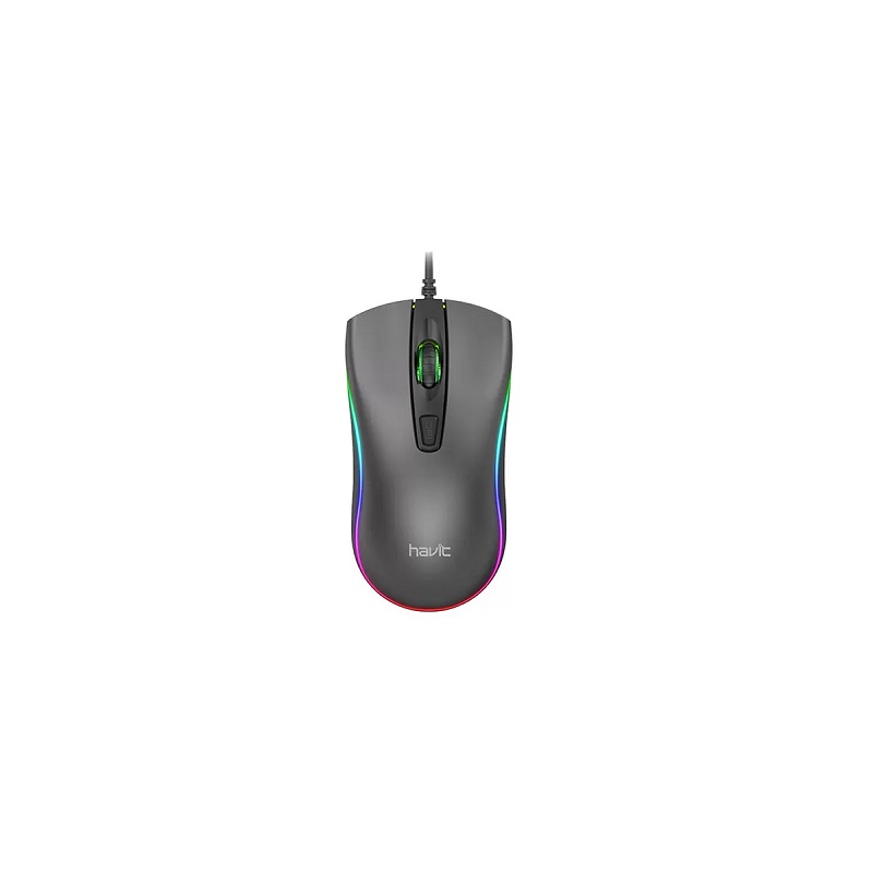 Souris Optique Usb Rgb Havit MS72 – Noir Tunisie