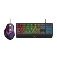 Ensemble Clavier et Souris Gamer Star Wave – Noir – Gcm1089 Tunisie