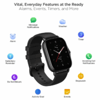 Montre Connectée  Amazfit GTS 2E -Noir Tunisie