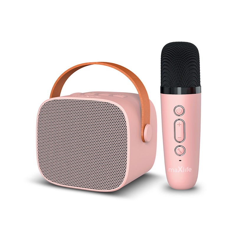 Enceinte karaoké Bluetooth Maxlife MXKS-100 rose – OEM0200496 Tunisie