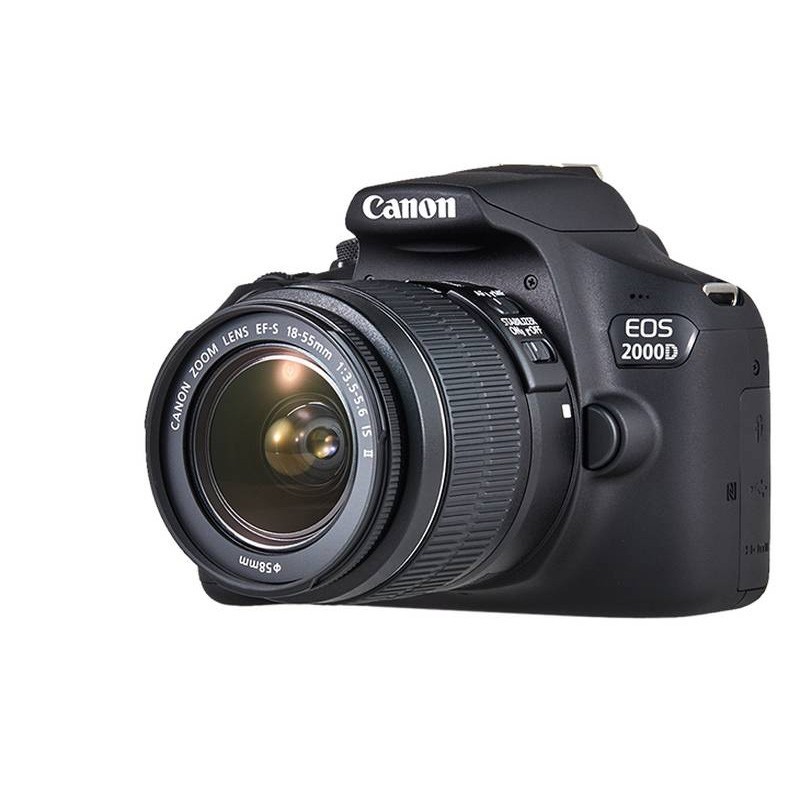 Appareil Photo Reflex Canon EOS 2000D + Objectif 18-55mm IS Noir – PHO-EOS-2000D Tunisie