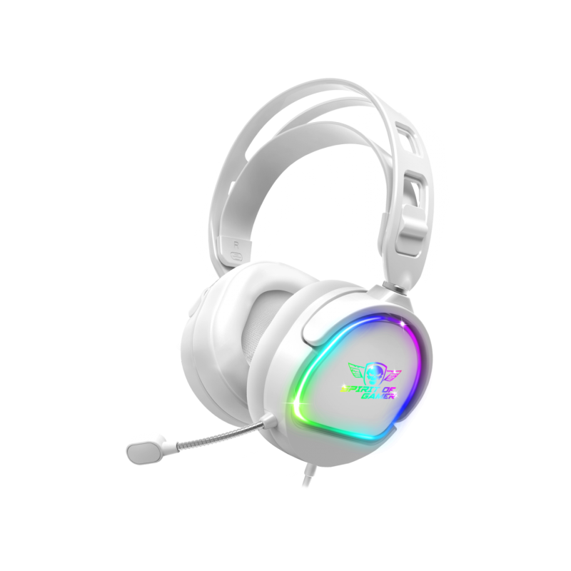 Casque Micro Gaming Spirit Of Gamer PRO-H6 RGB Blanc – MIC-PH6WT Tunisie