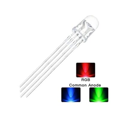 Cathode Commune LED RVB rouge / vert / bleu de 5 mm Tunisie