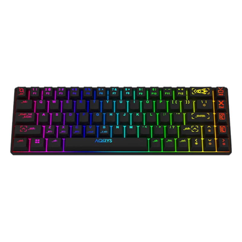Clavier Gamer Mécanique Aqirys Mira 100% Anti-ghosting Rgb – Noir Tunisie