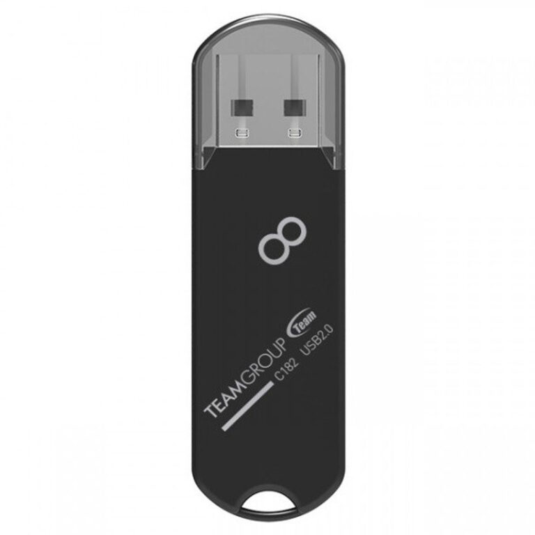 Clé USB Team Group 8 Go USB 2.0 – C182 Noir – TC1828GB01 Tunisie