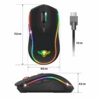 Souris Gamer Sans Fil Spirit Of Gamer Pro M9 Rgb – Noir -S-PM9RF Tunisie