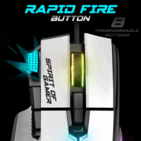 Souris Gaming Spirit of Gamer PRO M5 RGB -Blanc -S-PM5RGBWT Tunisie