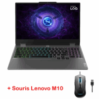 Pc Portable Gamer Lenovo Loq3 15iax9 I5 12gén 8go 512go Ssd RTX 3050 6Go- Gris- 83GS00KXFG Tunisie